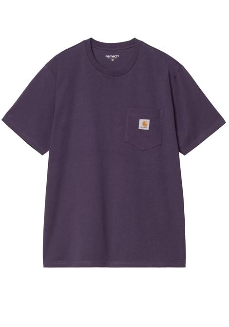 t-shirt ls chase uomo purple CARHARTT WIP | I030434889.XX